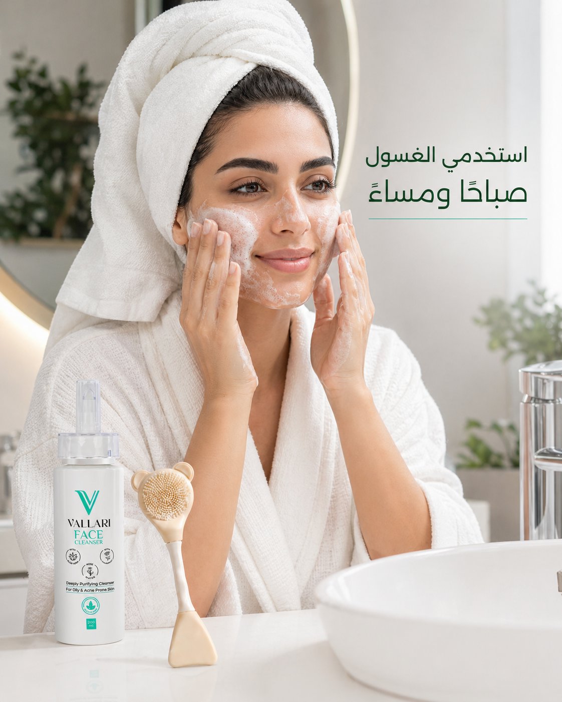 استخدام الغسول